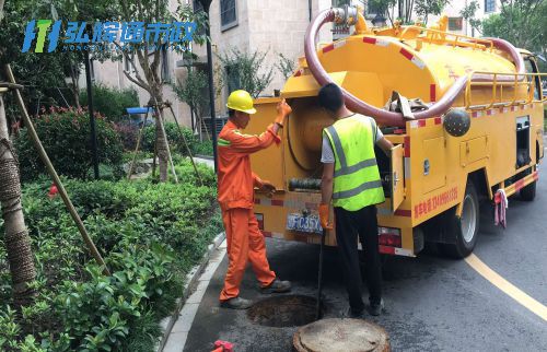 上海崇明区竖新镇雨污管道清淤疏通